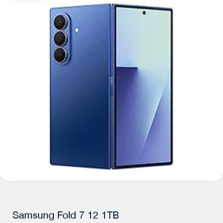 Samsung galaxy z fold 7 12 1TB