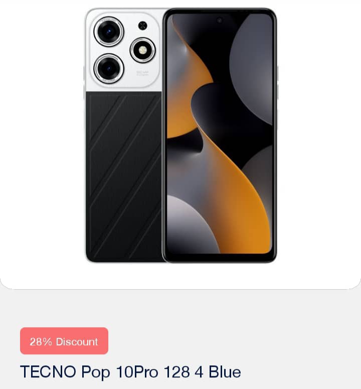 Tecno pop 10pro 4+128GB