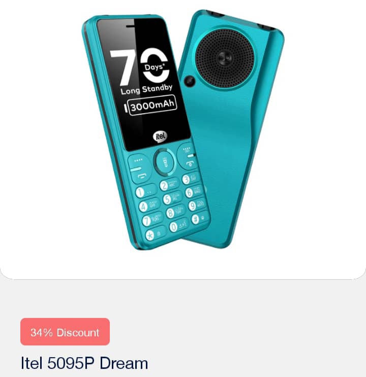 Itel 5095 button phone 