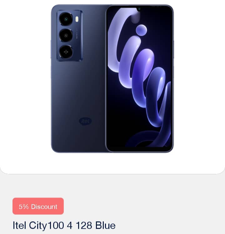 Itel city100 (4+128)gb