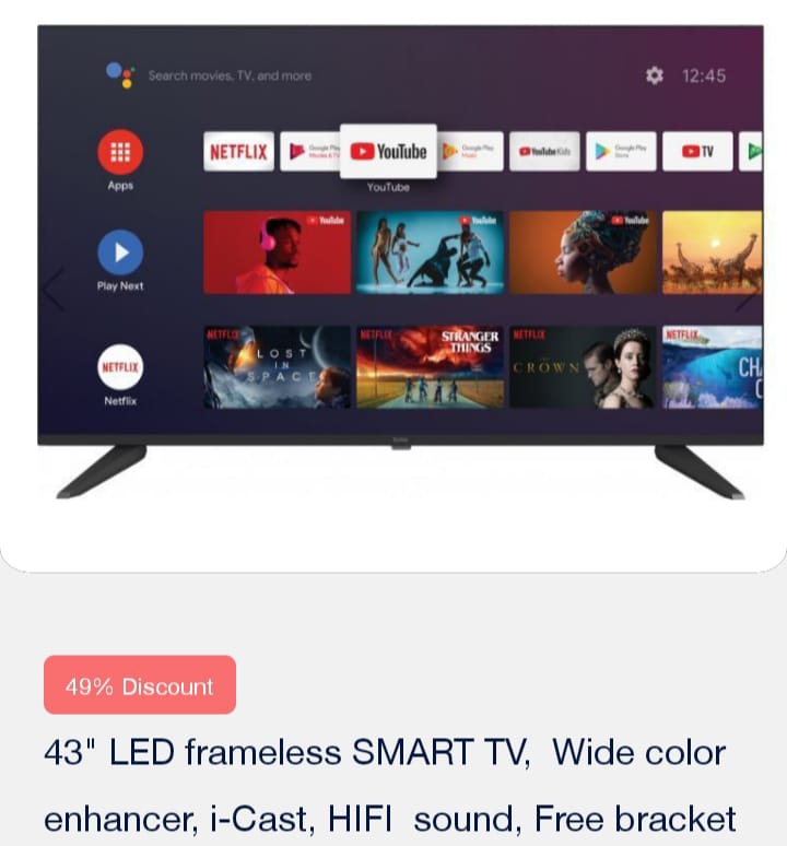 Syinix smart tv 43
