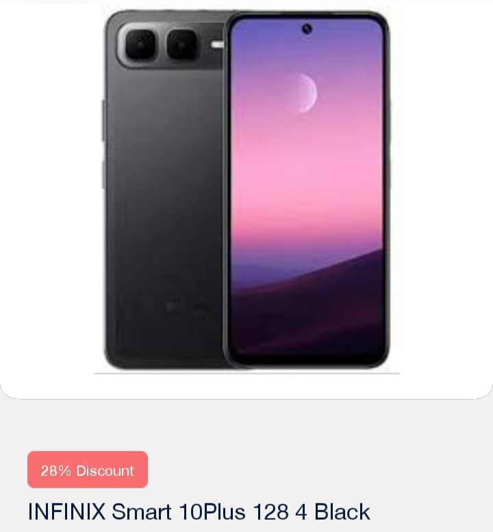 Infinix smart 10plus 128 4gb