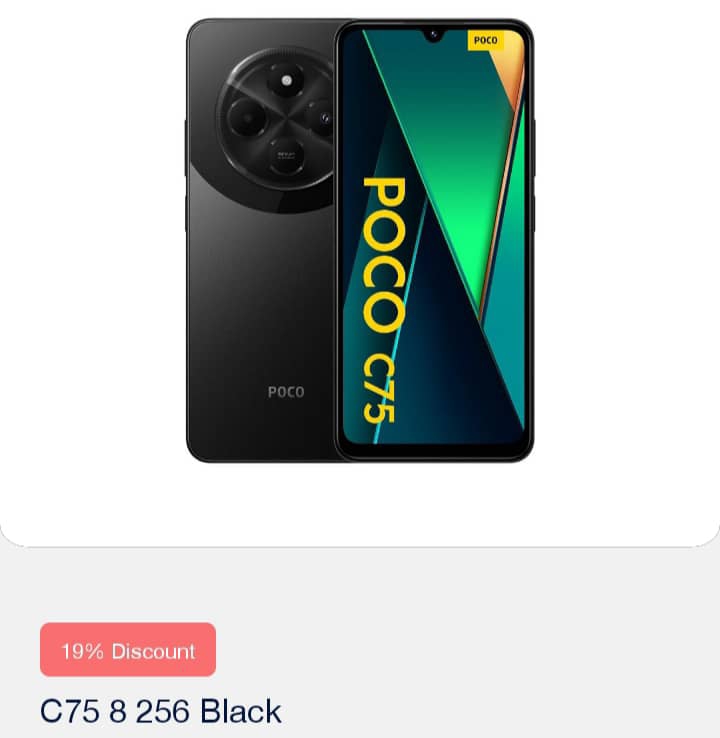 Realme Poco C75X 8+256gb