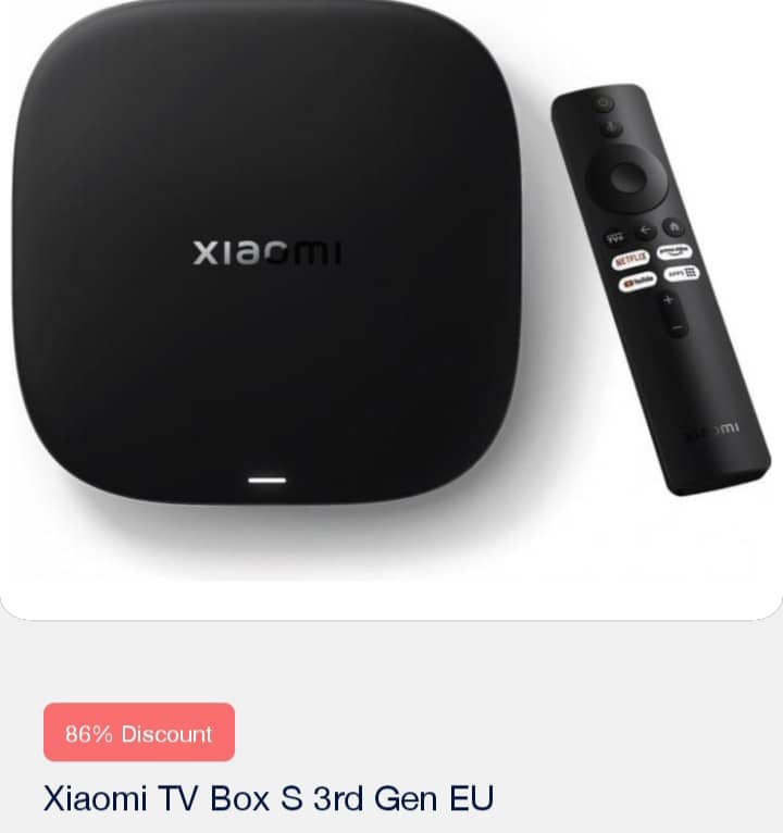 Xiaomi TV box S 3rd gen EU