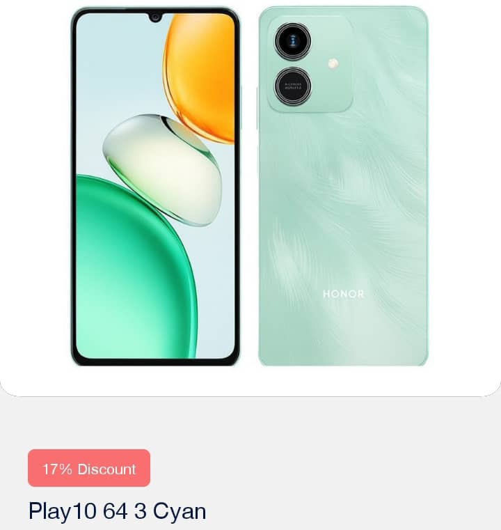 Honor 10 play 64/3gb
