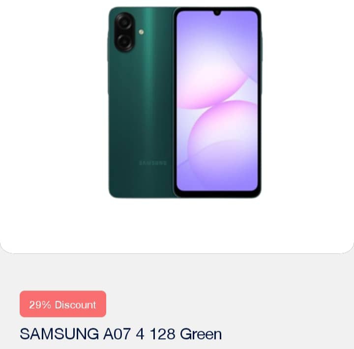 Samsung AO7 4 128gb