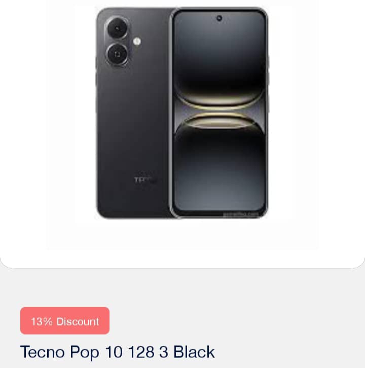 Tecno pop 10  (3+128GB)