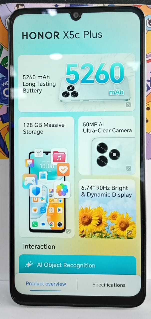 Honor x5c plus 4 128gb