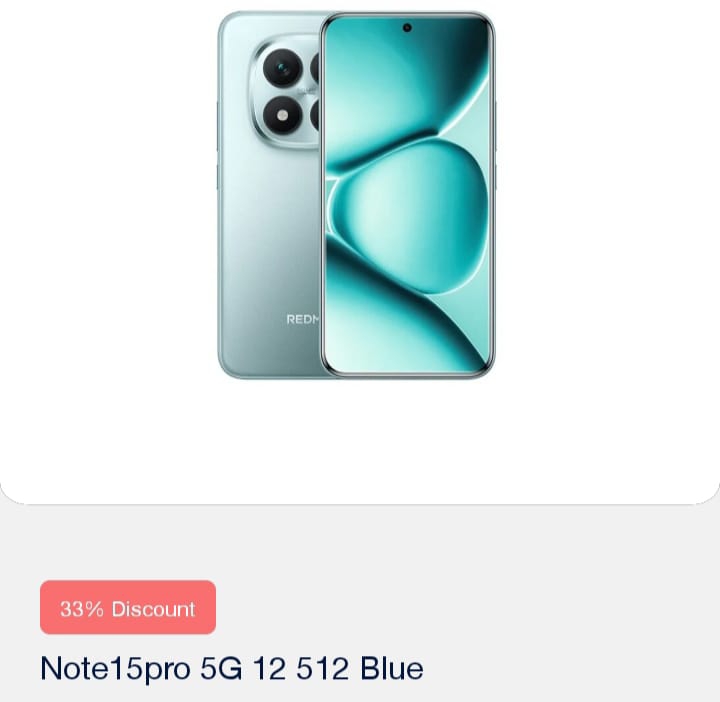 Redmi note 15Pro 5G (12+512)GB