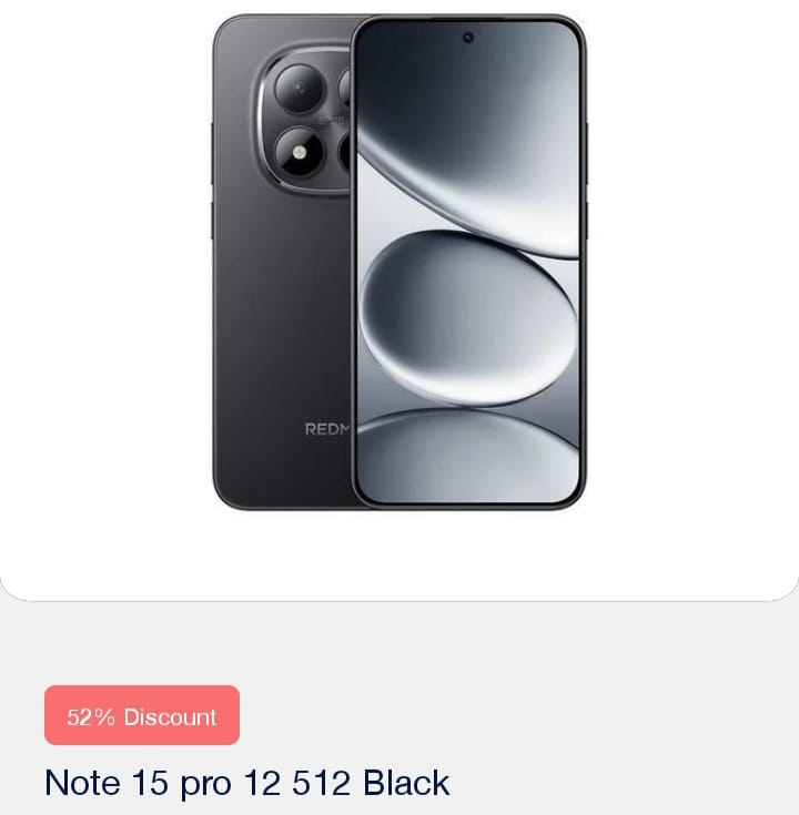 Redmi note 15Pro (12+512)GB